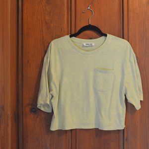 'Double Zero' Cute Cropped Pocket Tee